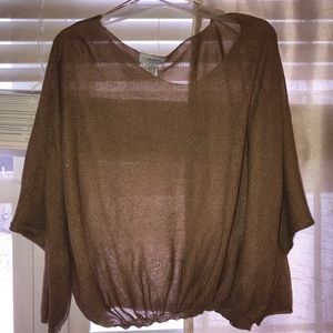 see through carmen marc valvo top!
